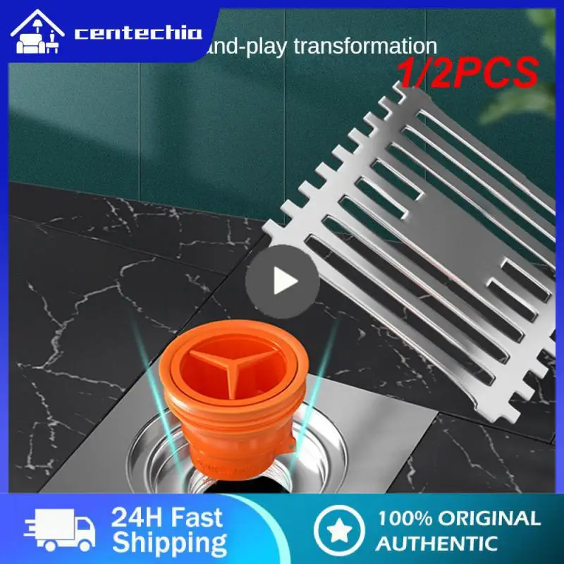 

1/2PCS Lower Water Pipe Plug 50 Tubes 75 Tubes Silicone Seal Deodorant And Anti-blocking Anti-water Abs Plastic Floor Drain Core