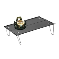 outdoor camping ultralight portable aluminium alloy folding table dining mini desk for camping picnic bbq