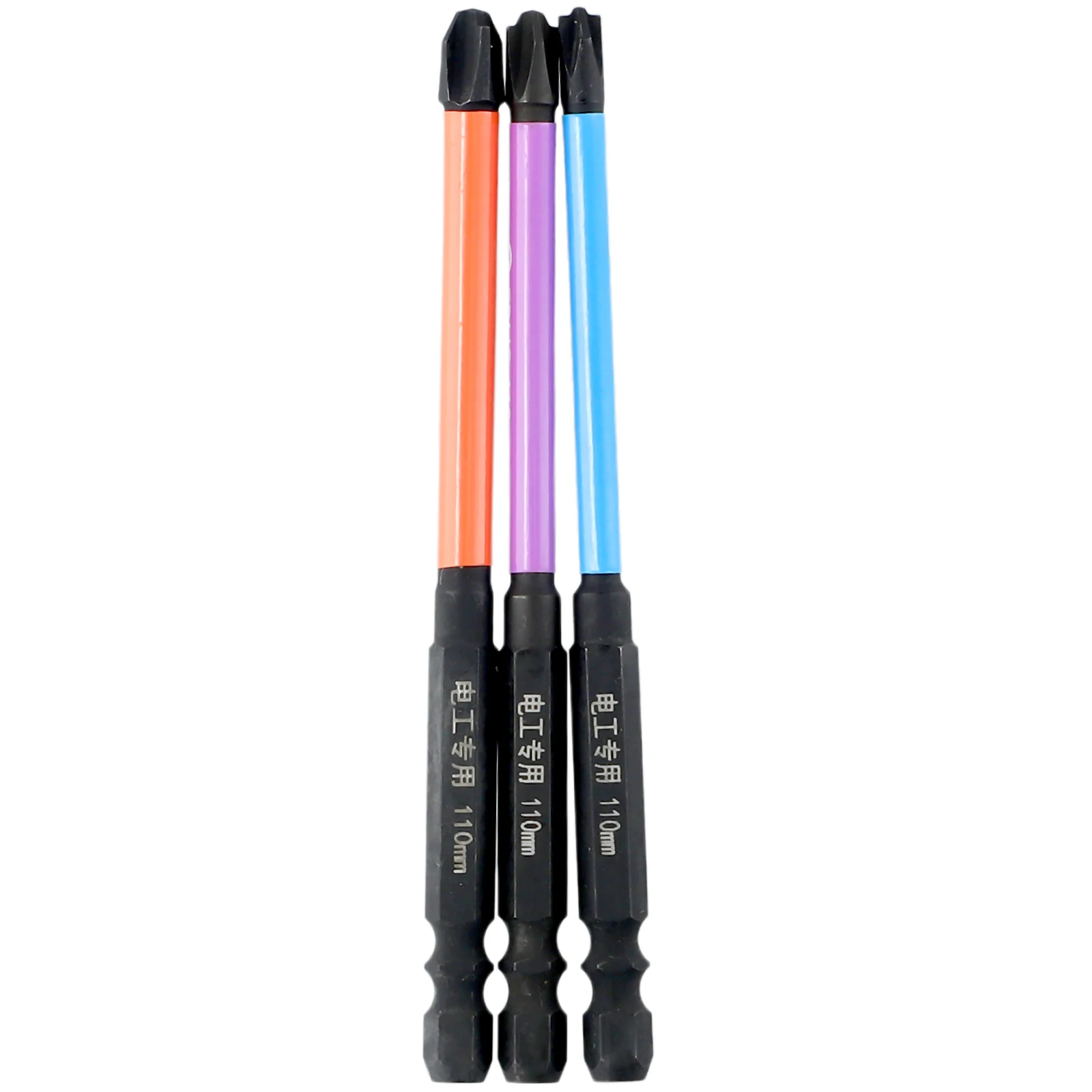 

High Quality Hand Repair Tools Screwdriver Bit Batch Head Alloy Steel Cross Head Screwdriver Bit Slotted Cross Head