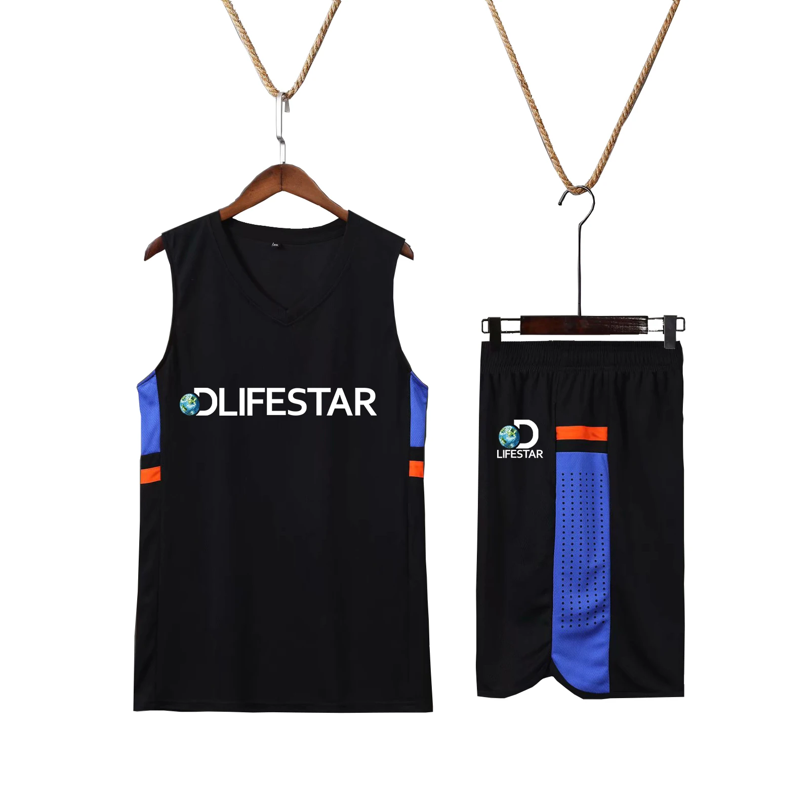 2023 Summer Hot Men's T-shirt+Shorts Set Men's Sports Set New Brand LOGO Print Leisure Fashion Tracksuit Vest Men Clothing