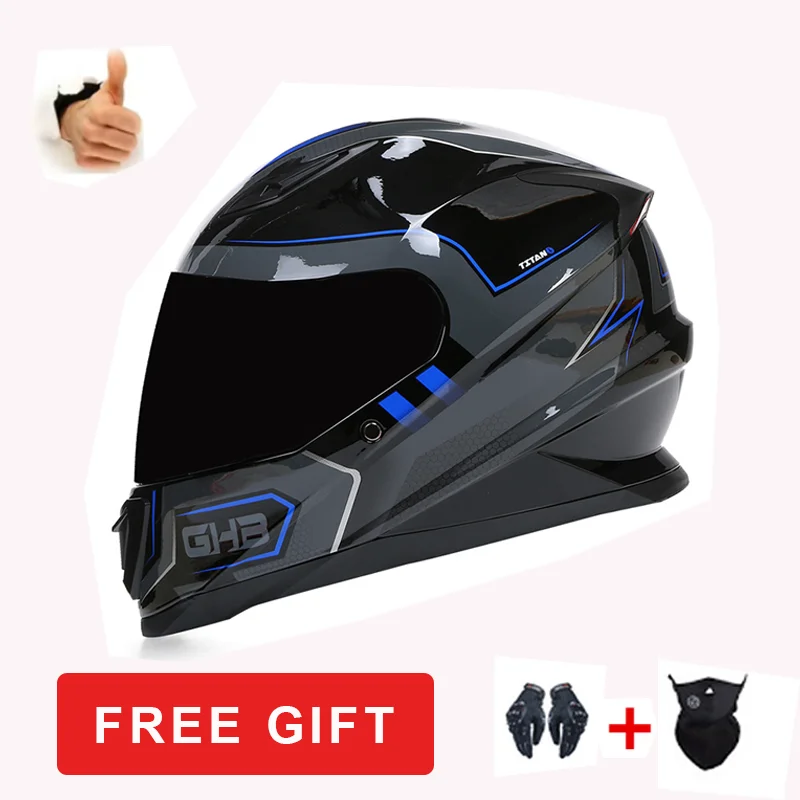 Полнолицевая мотоциклетная кепка для мужчин и женщин скоростного спуска в