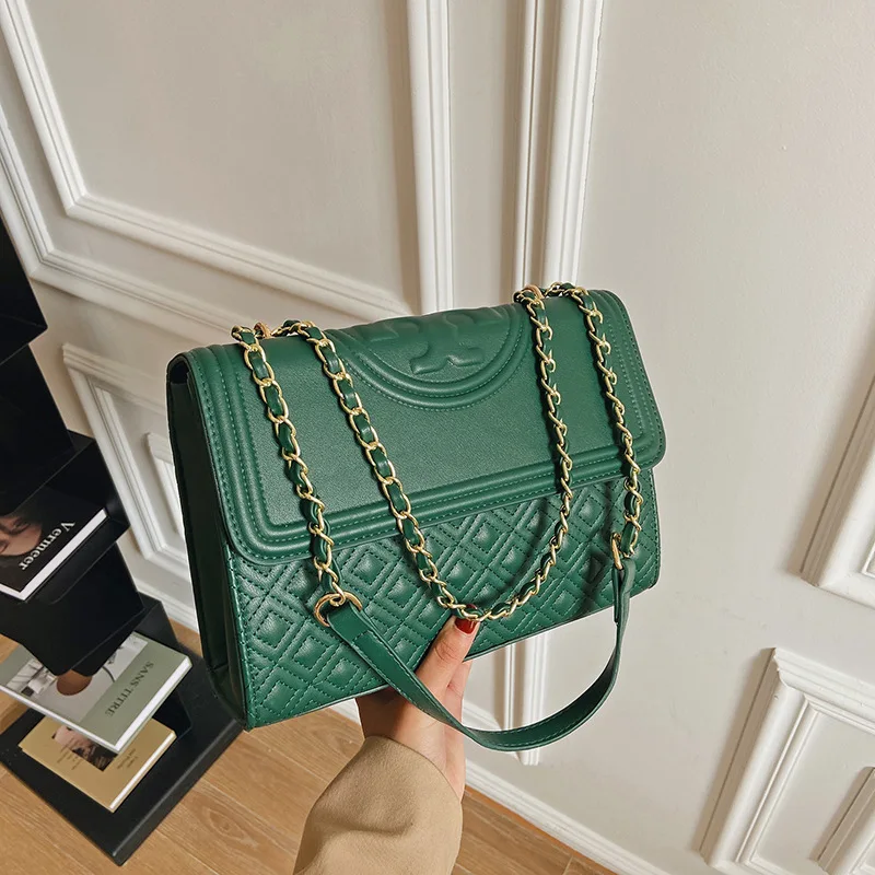 

High-quality Leather Bags for Women 2022 New Fashion Rhomboid Large-capacity One-shoulder Messenger Luxury Brand Bag Wallet Gg