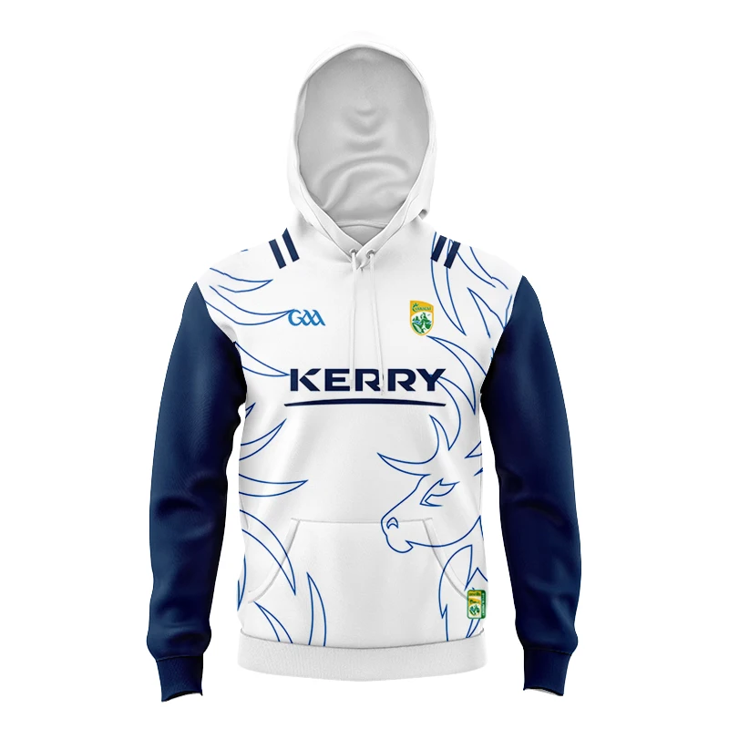 

2023 Kids Home and away Kerry Rugby Jersey Hoodies Pullover Sweatshirts Hoodie
