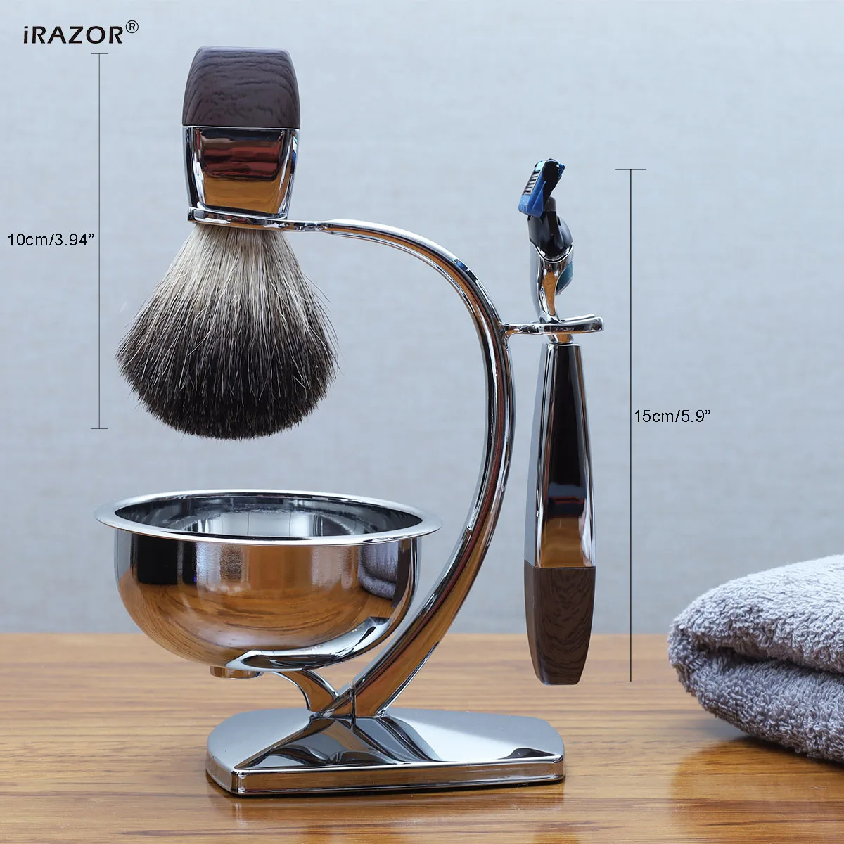 iRAZOR 5-слойная бритва с лезвием для влажного бритья мужчин в роскошной подарочной
