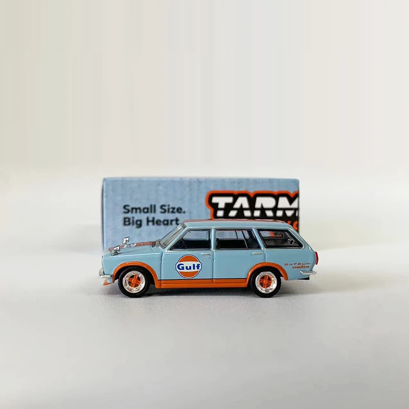 Модель автомобиля Tarmac Works 1:64 Datsun 510 Wagon литой автомобиль из сплава Bluebird - покрытие