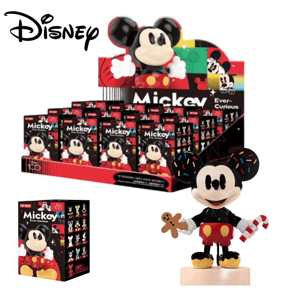 

Miniso Disney 100 годовщины счастливого обнимания банка для хранения искусственная фигурка аниме модель оригинальной куклы таинственный Сюрприз подарок