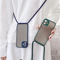 crossbody case for apple iphone necklace mobile phone cover with cord strap for iphone cover holder with neck cord strap
