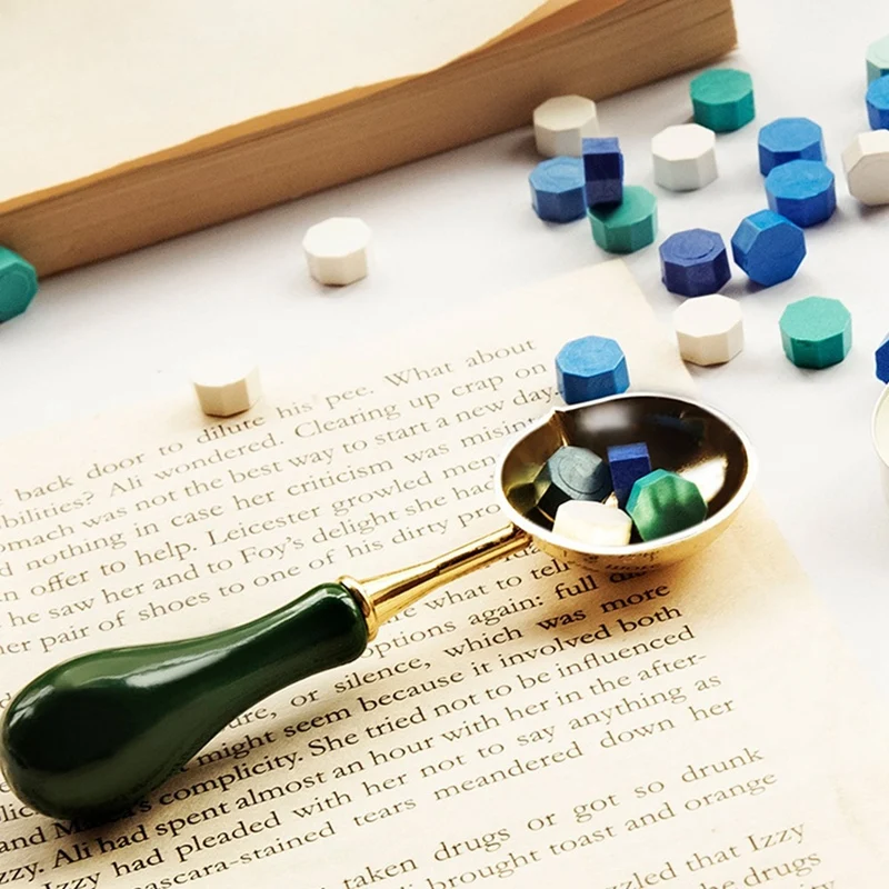 

Деревянная ручка-штамп для воска, в стиле ретро