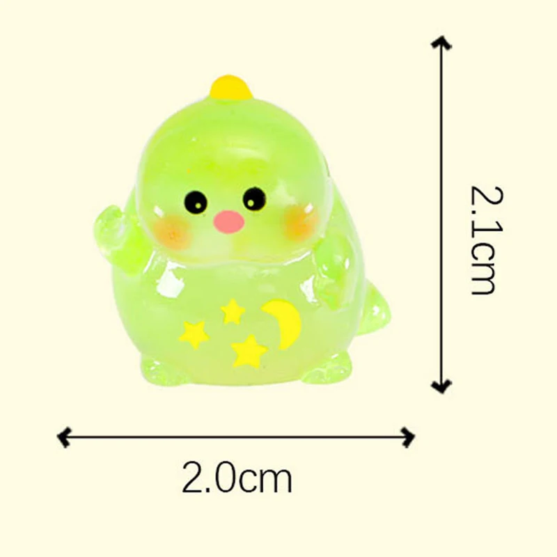 Мини-фигурка светящегося динозавра из мультфильма микро-украшения ландшафтное