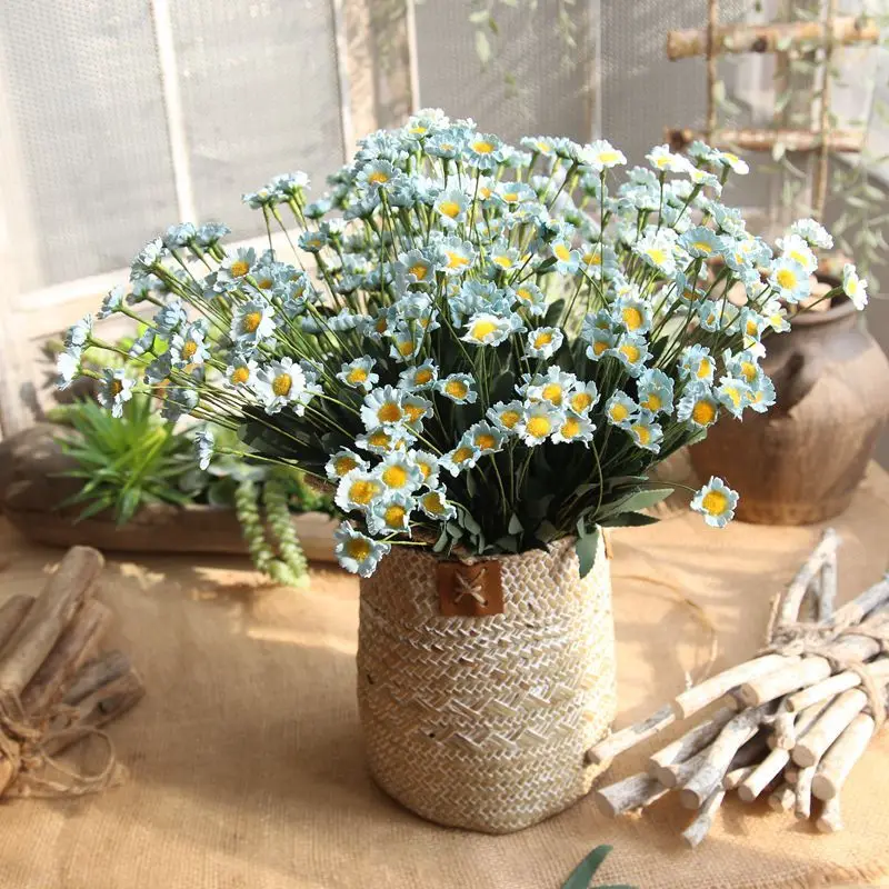 

Daisy Flowers Bouquet Simulation Plants Fake flowers Marguerites Flower for Home Wedding Decor Flores Accessories