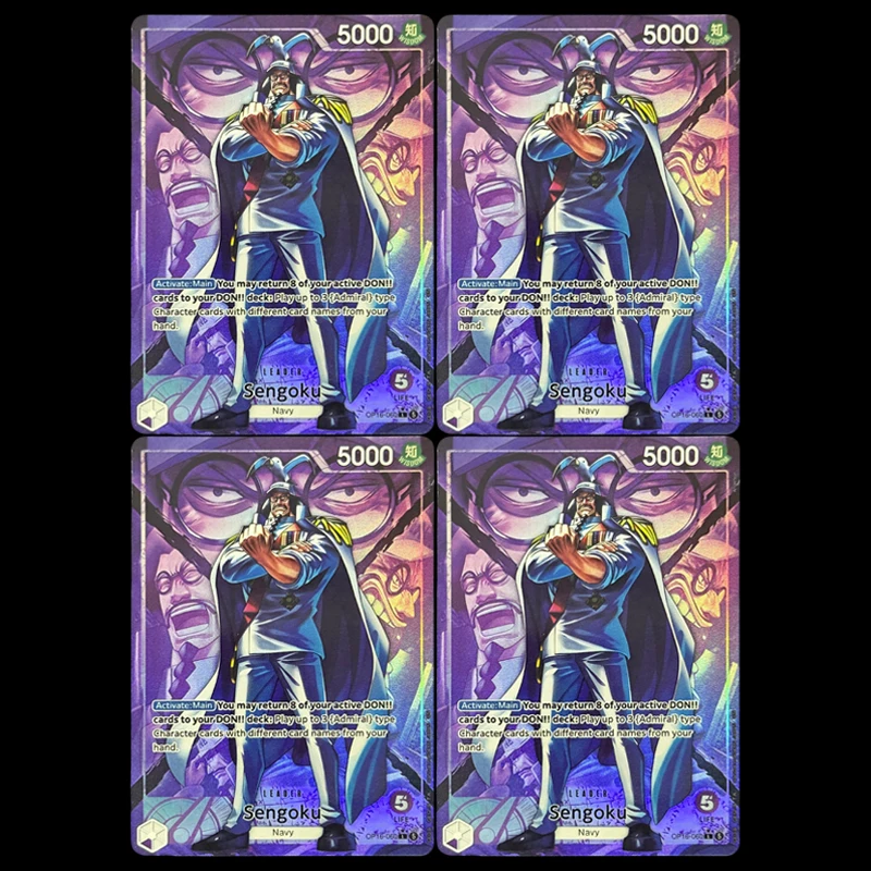 Фото Коллекционная карта One Piece TCG OPCG на английском языке: Sengoku L-P Collection Card The Time Of Battle OP16-060, фольгированная карта (прокси) №1