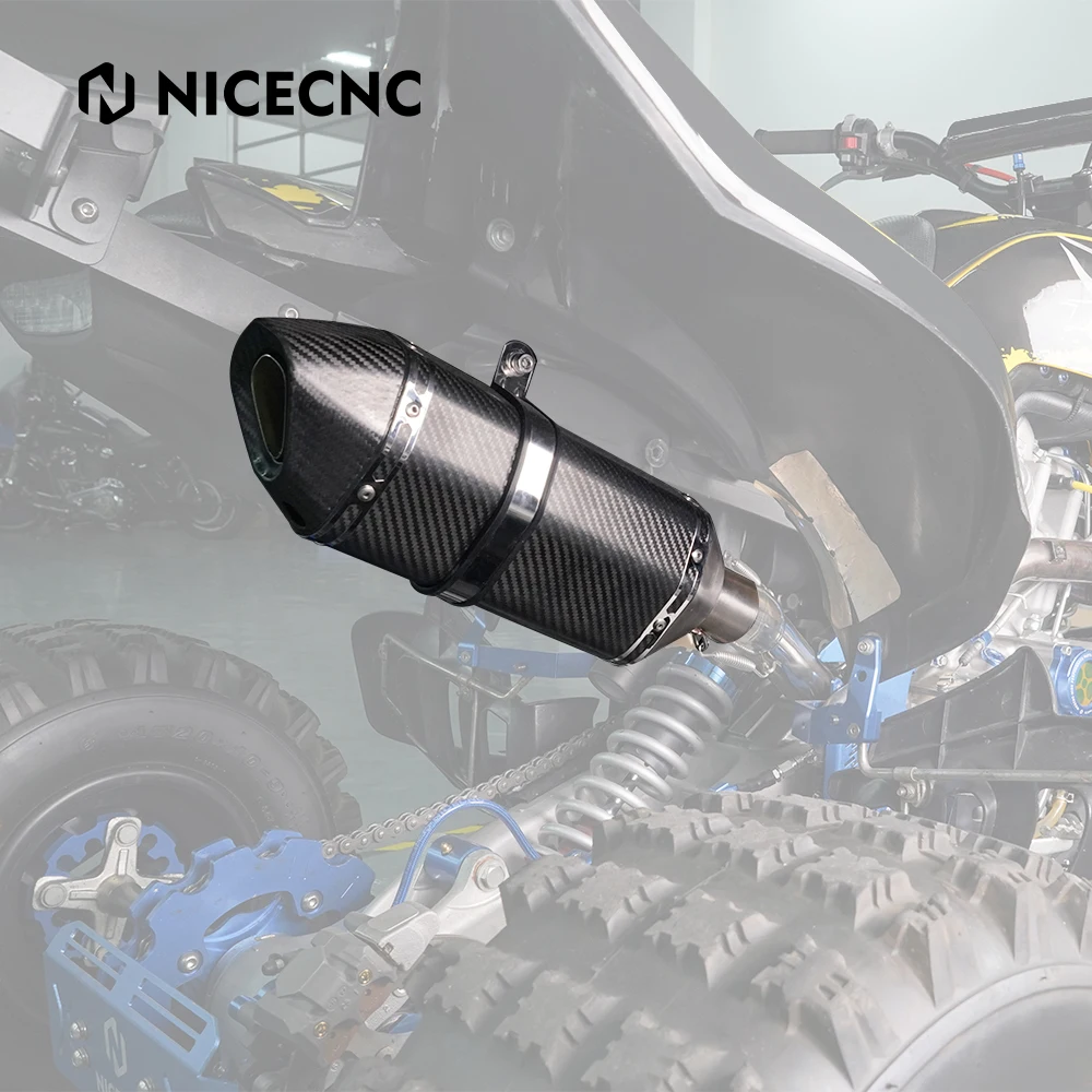 

NICECNC Raptor 700 ATV Exhaust Pipe Muffler Kit For YAMAHA Raptor 700R 2015-2023 2017 2018 2019 ATV Accessories 2LS-E4710-00-00