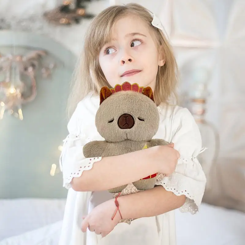 Капибара плюшевая игрушка касая капибара Косплей мягкая фигурка Huggable Мягкая
