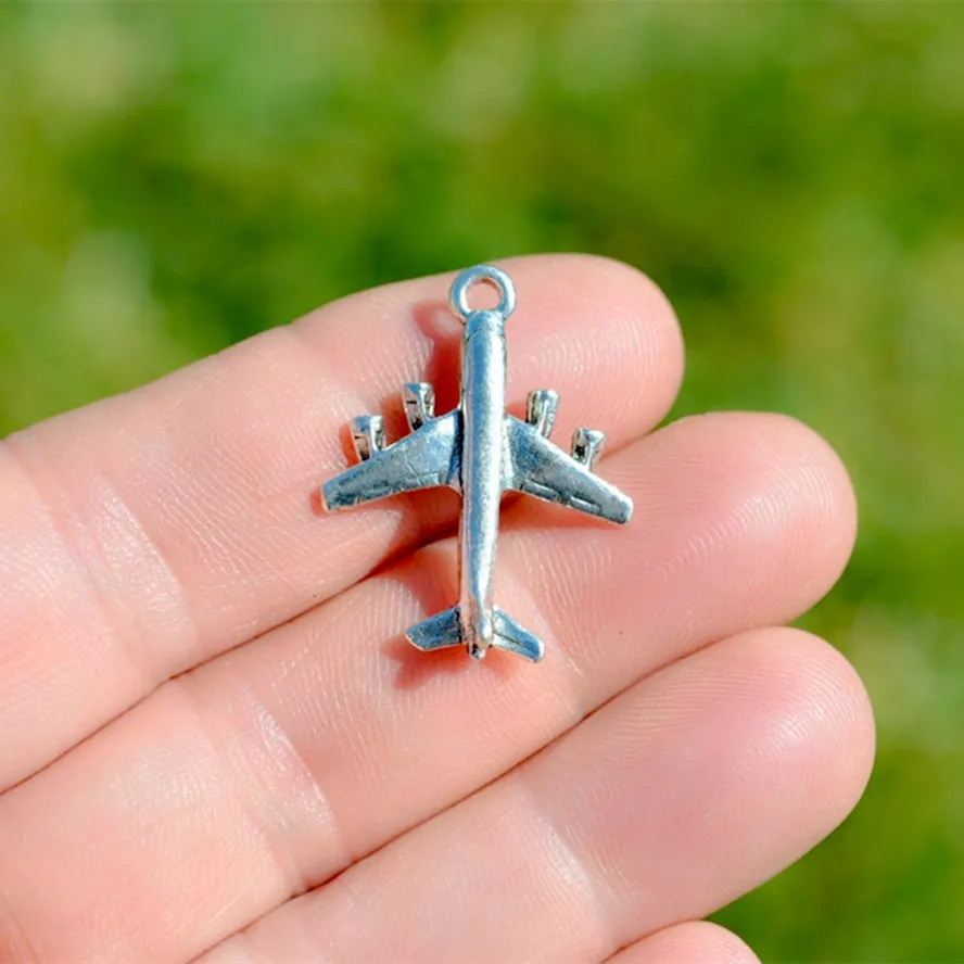 12 шт., серебряные подвески в античном стиле