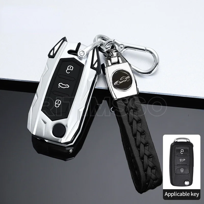 

Автомобильный флип-чехол для ключей Volkswagen VW Polo Golf Passat Tiguan Beetle Caddy Eos Skoda Octavia Seat Leon Altea