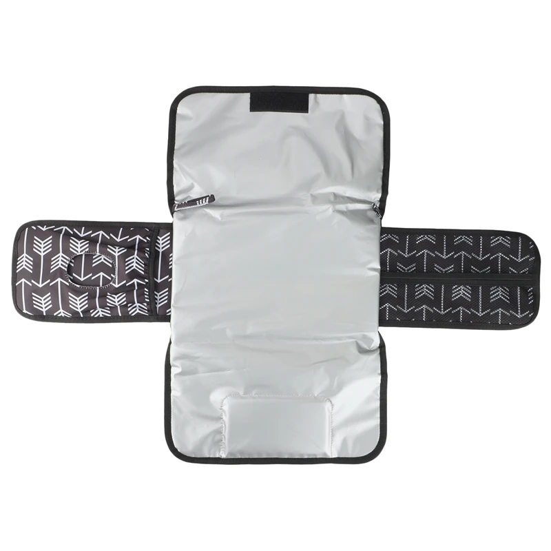 

Baby Changing Pad. Portable Changing Pad For Baby Diaper Bag Or Changing Table Pad. One-Hand Diaper Change Pad.