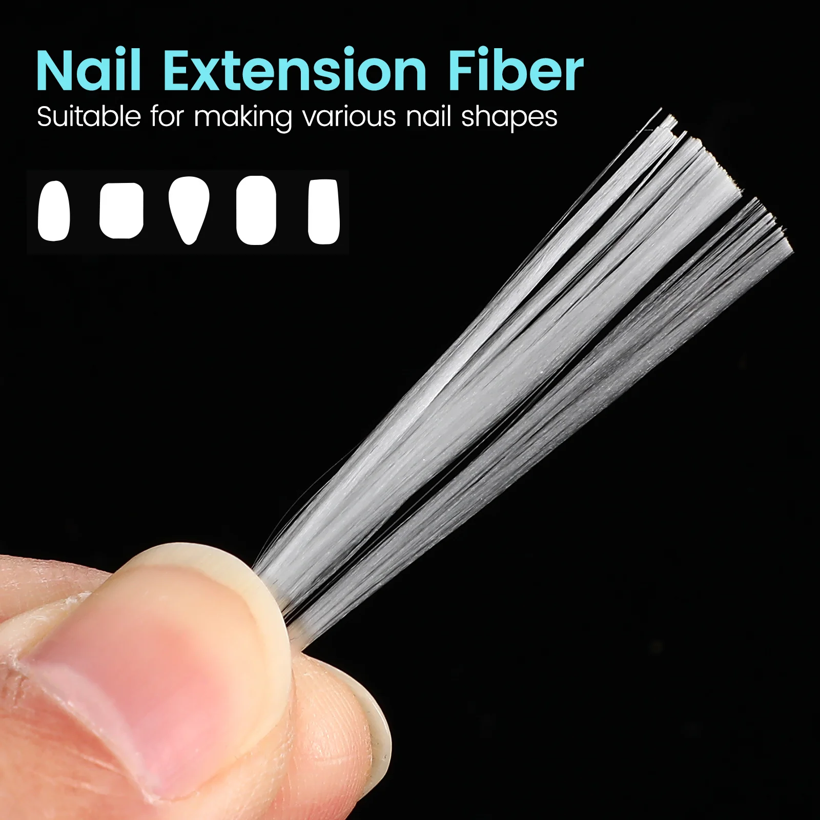 Инструмент для обучения ногтям маникюрное наращивание гибкий набор волокна
