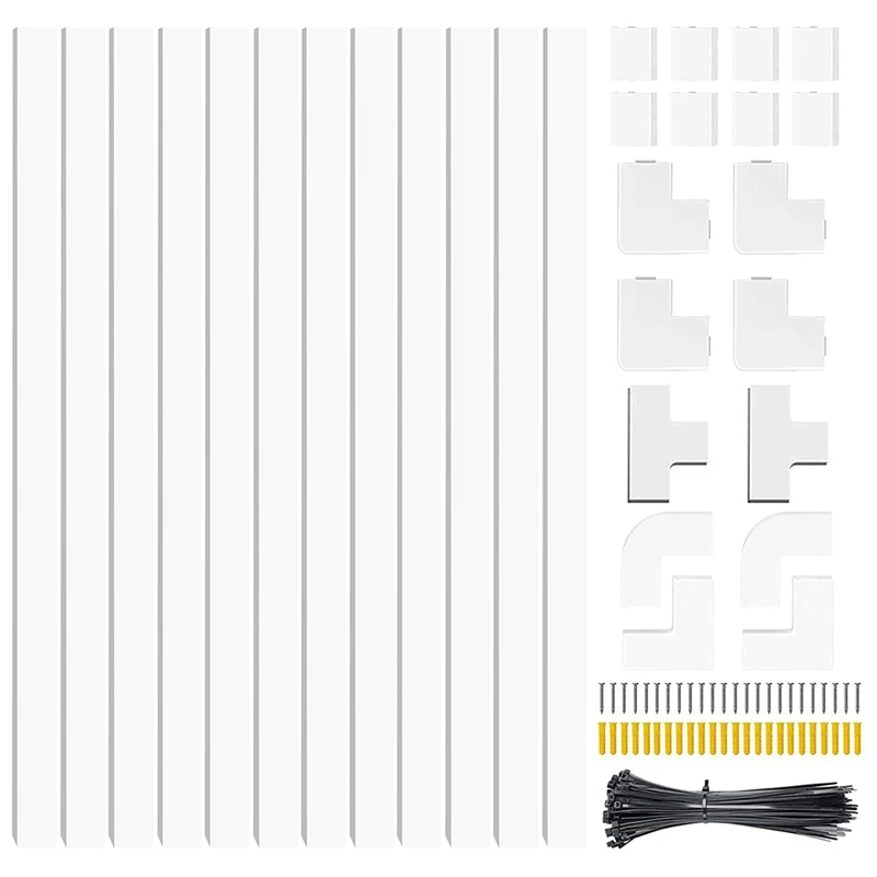 

BMDT-Cable Shield, Large TV Wall Cover Racing Track Kit, Coatable Cable To Hide The Wires Of Home Office TV And Computer