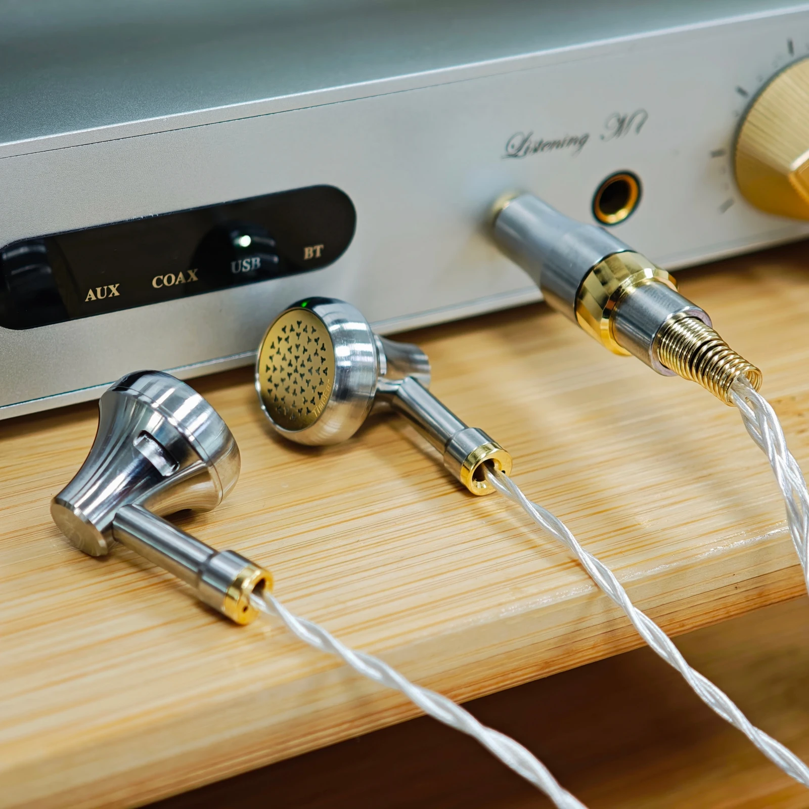 Флагманские наушники TimeEar NH60 из титанового сплава, наушники Nianhua, 60 Ом, IEM TEN-99 Pro, коаксиальный кабель для BTE-9 (art.: 3920d4ac44094) - 3920d4ac44094