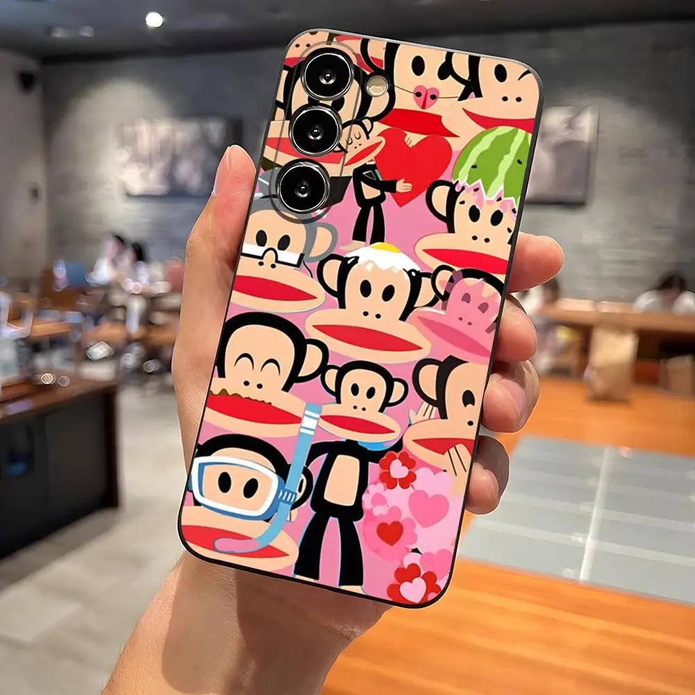 P-Paul F-Frank Phone Case For S23 Samsung S24 Ultra S22 S20 Fe S21 Plus Galaxy A54 A34 A24 A53 Back Cover