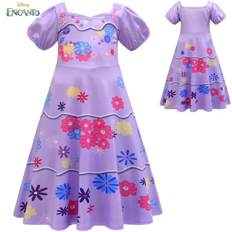 Новинка платье принцессы фиолетовое для вечеривечерние на день ребенка |