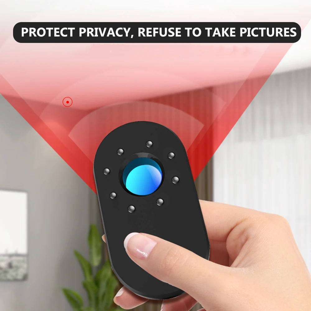 

Mini Anti-Candid Camera Detector Travel Hotel Handheld Anti Peeping Theft Alarm Infrared Detector Security Protection Sensor Hot