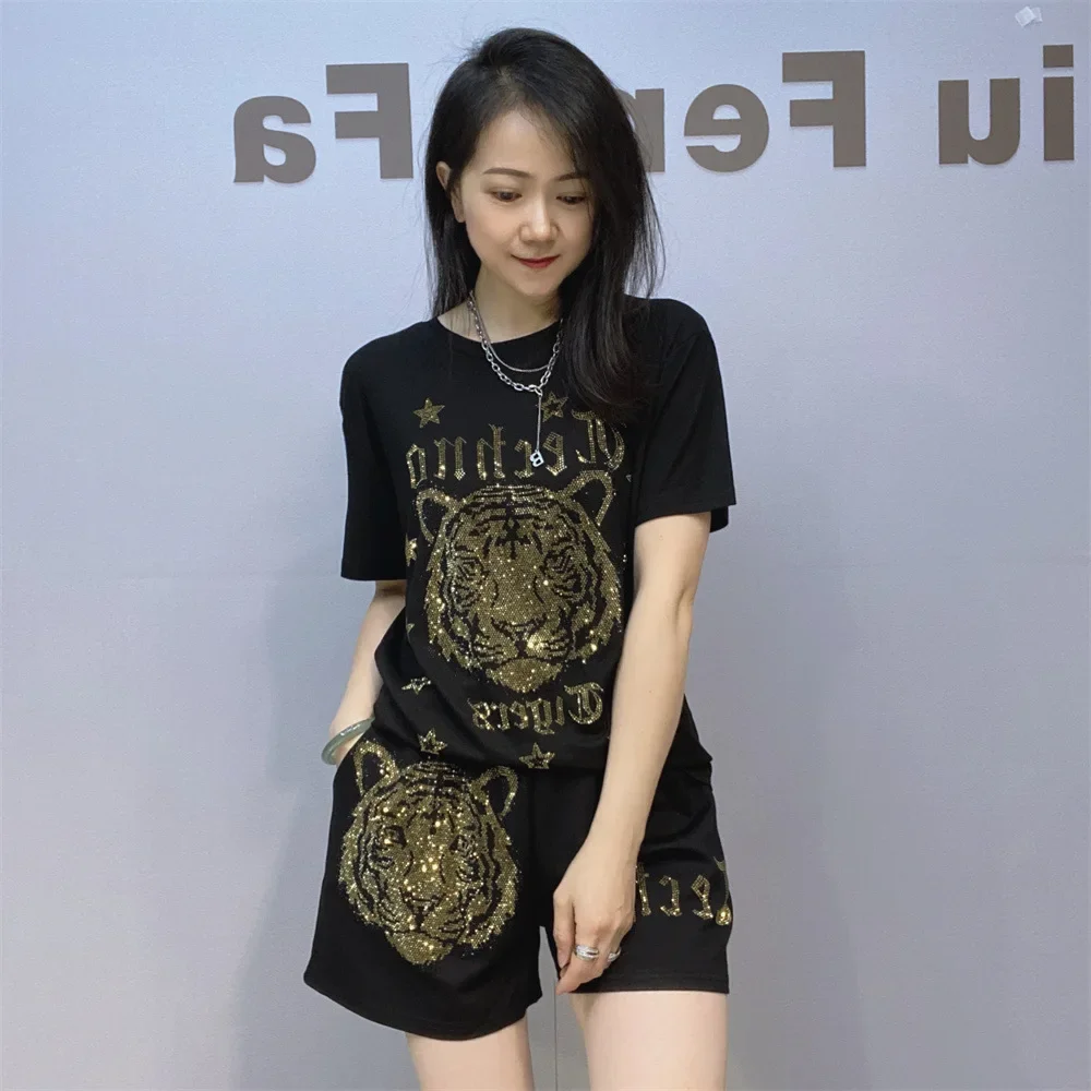 Весенние комплекты из 2 предметов женские наряды с мультяшным узором и