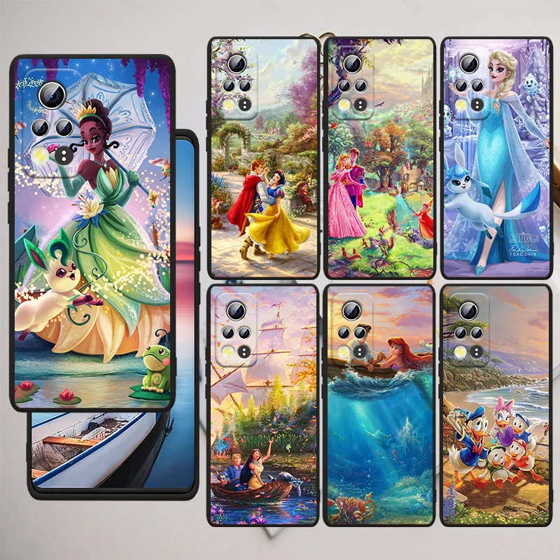 

Mickey Donald Duck Princess For Honor Play 3E 10X 10i 10 9X 9C 9S 9A 9 8X 8A 7C 7S Black Soft Phone Case Funda Capa