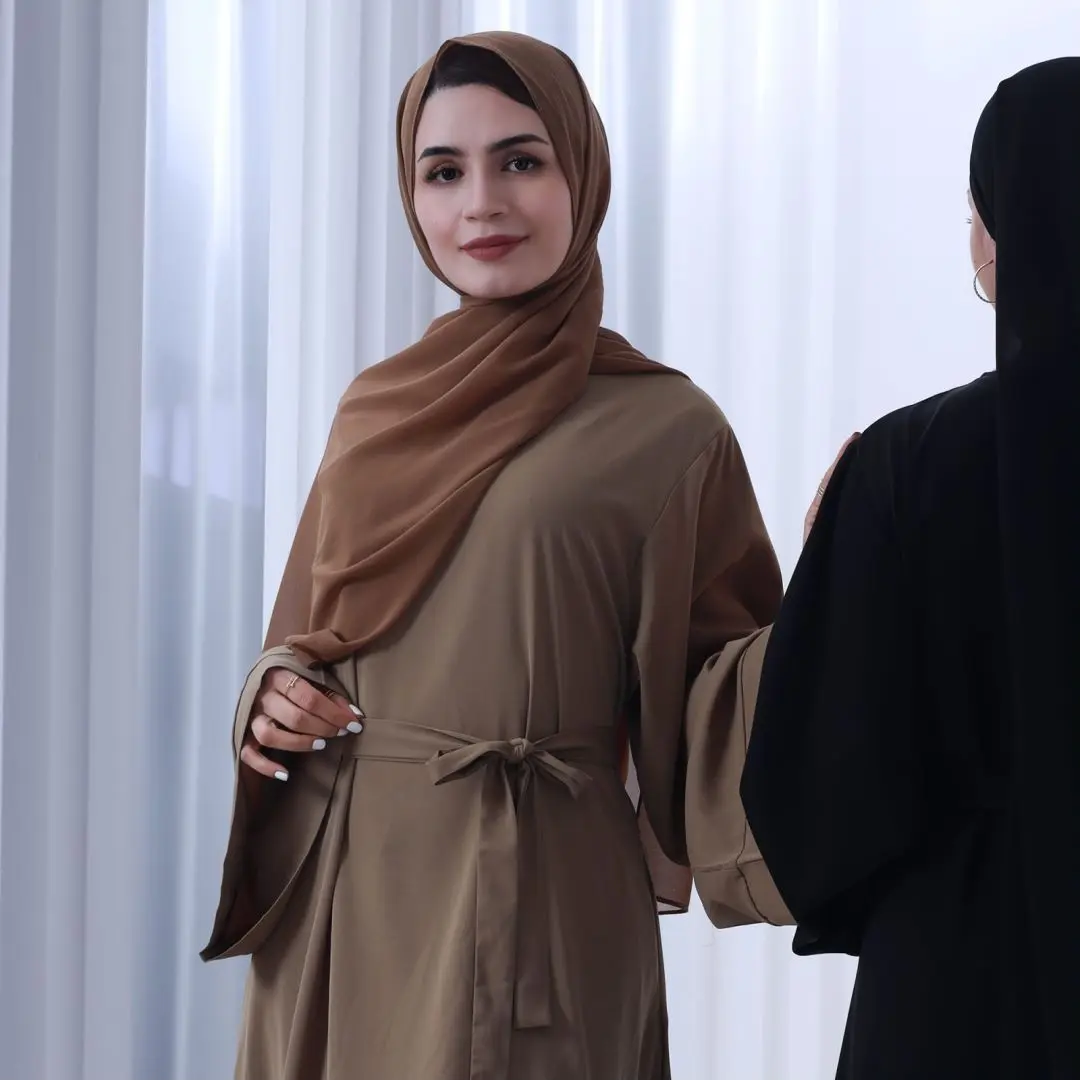 

Abaya Jilbab для женщин, платье Рамадан, мусульманское длинное платье, цельная деталь, исламский Дубай, турецкий Африканский скромный стиль