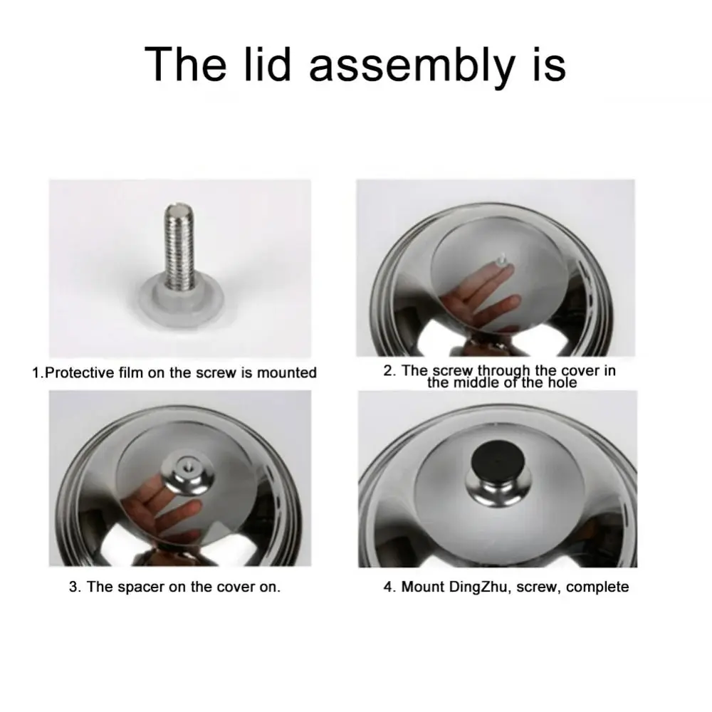 Универсальная сменная крышка для посуды Castiron с прозрачной нержавеющей сталью