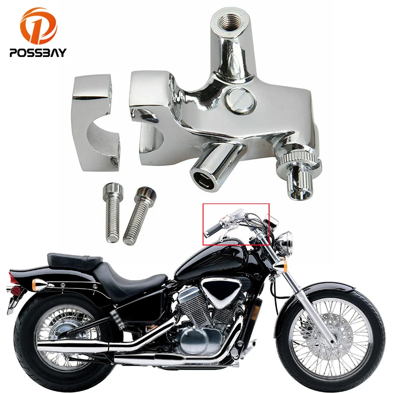 

Держатель для мотоцикла, 25 мм, 1 дюйм, серебристый, алюминий, для Harley Dyna Honda Shadow 600 VT750