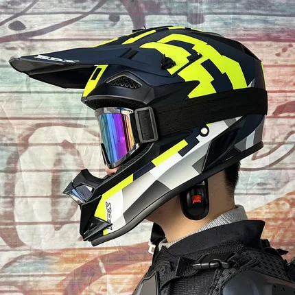 

Мотоциклетный шлем, защитный шлем для езды на мотоцикле или велосипеде по бездорожью
