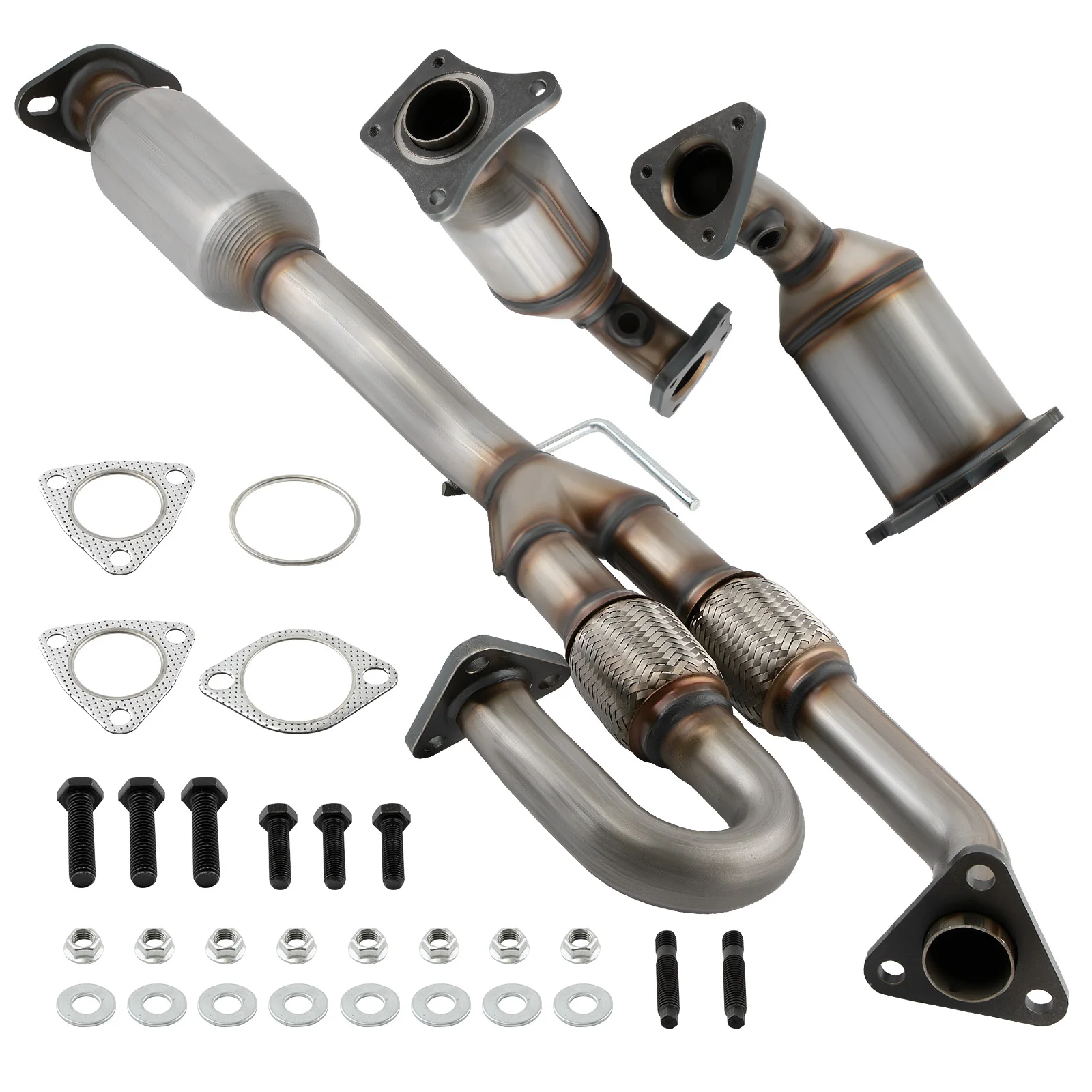 

3pc EPA Catalytic Converter For Nissan Murano 3.5L V6 2003 2004 2005 2006 2007