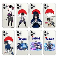 naruto uchiha sasuke for apple iphone 13 12 11 pro max mini xs xr x 8 7 6s 6 5 plus transparent soft phone case cover
