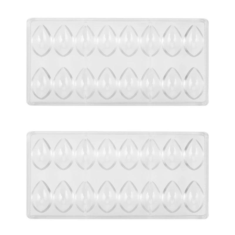 

2X Lotus Shape PC Polycarbonate Chocolate Mold 3D Food Chocolate Mould Kitchen Tools Baking Mold Tools