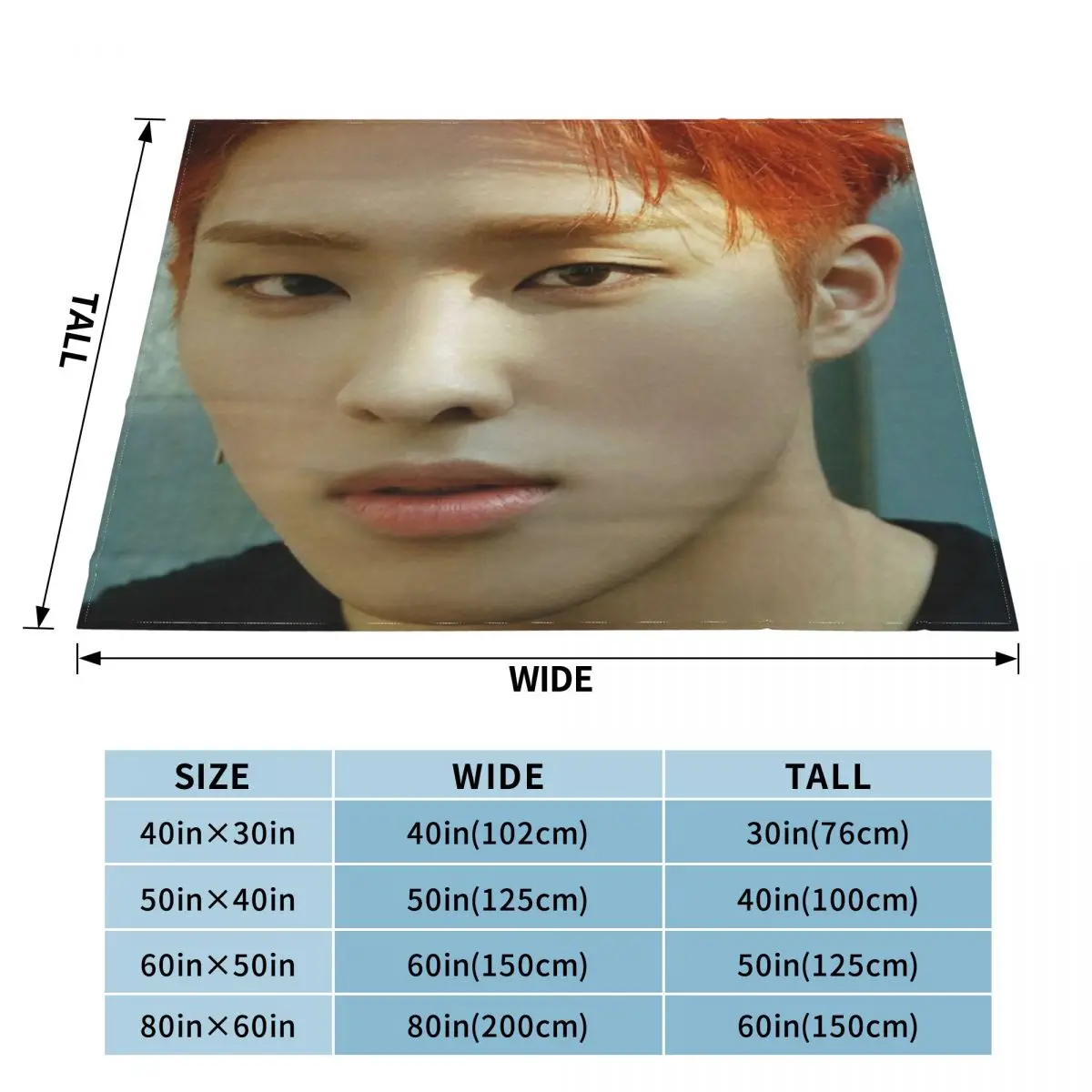 Ультрамягкое Флисовое одеяло P1Harmony Keeho с предупредительной сиреной 2024