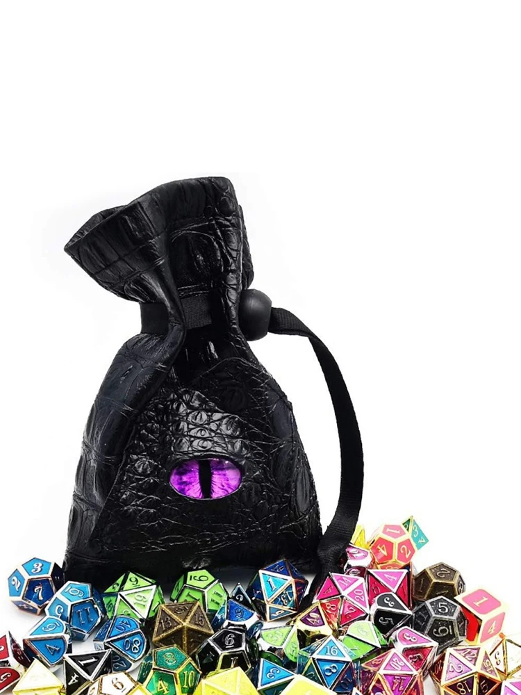 Водонепроницаемая кожаная сумка для игрыльных костей