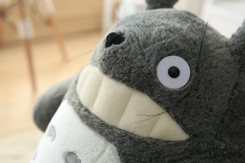 Totoro плюшевая игрушка милая кошка японская аниме фигурка Тоторо с листьями лотоса