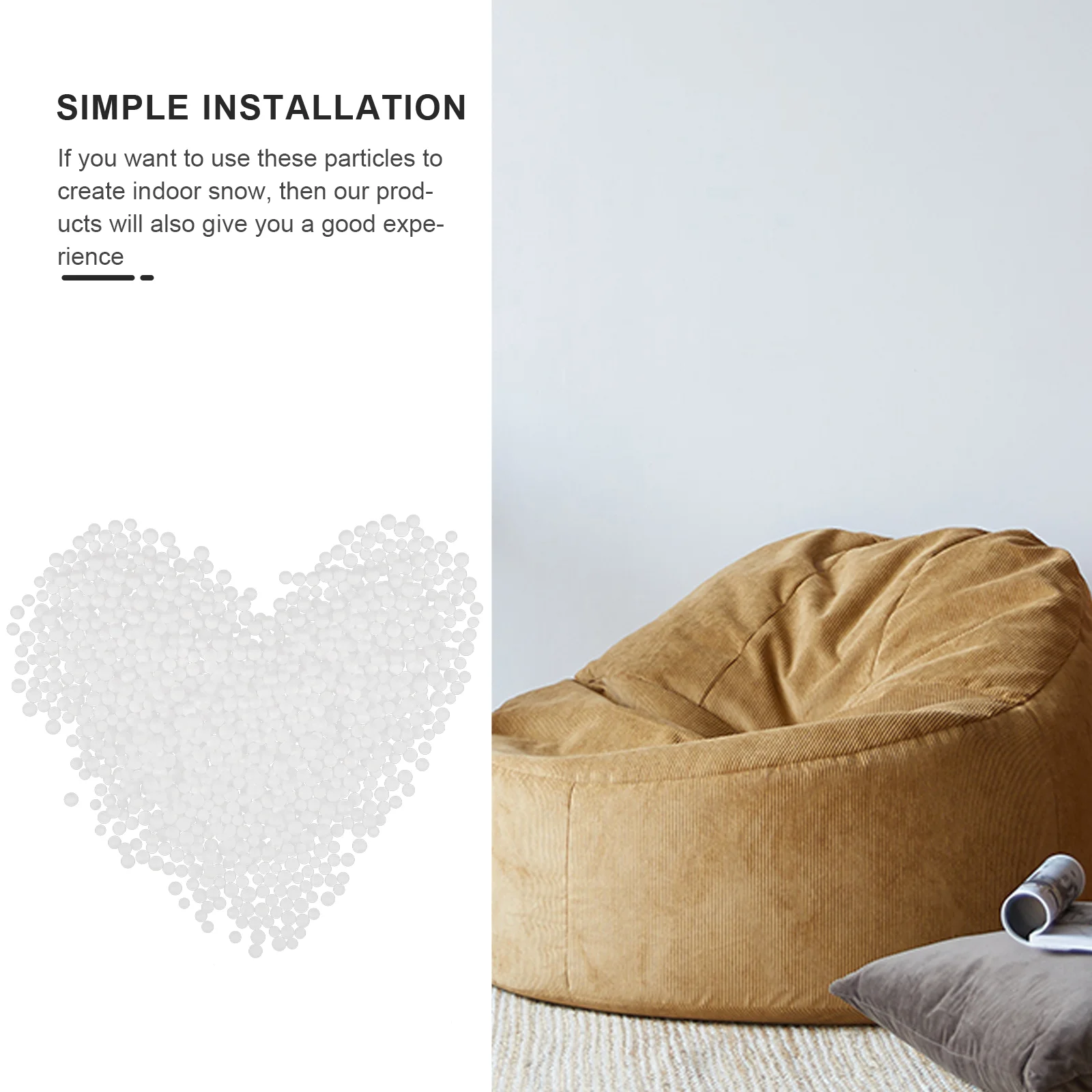 Наполнитель дивана частицы наполнитель мешков-погремушек бусины подушки для