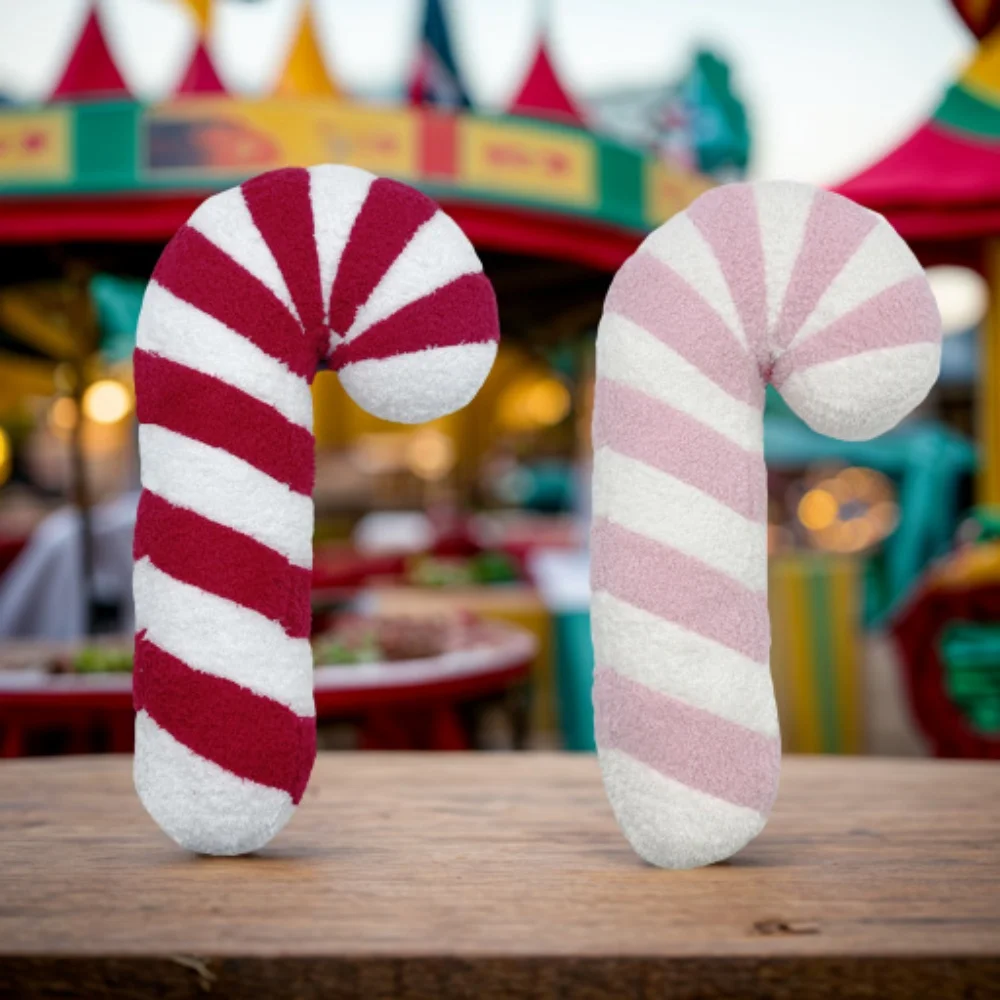 Новые рождественские костыли через границу плюшевая игрушка кукла может стать