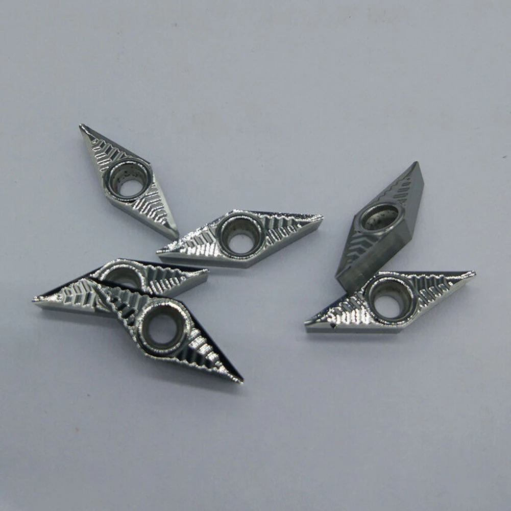 

CNC Insert Insert Carbide Cutter H01 Heat High Inserts Manufacturing Metalworking Resistance VCGT110304-AK VCMT11