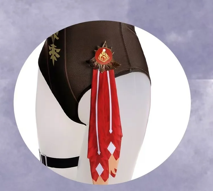 Genshin Impact cos платье Янтарный кролик девушка косплей цельный сексуальный костюм