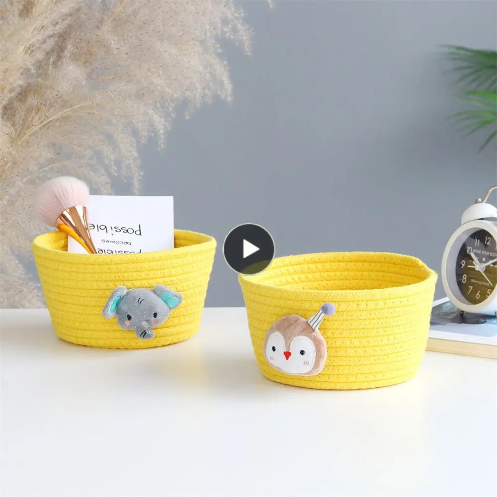 

1 шт., корзина для хранения веревки из хлопка