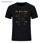 Забавная Мужская футболка на заказ с электронным инженером и транзистором, модная мужская футболка с коротким рукавом, лето 2020