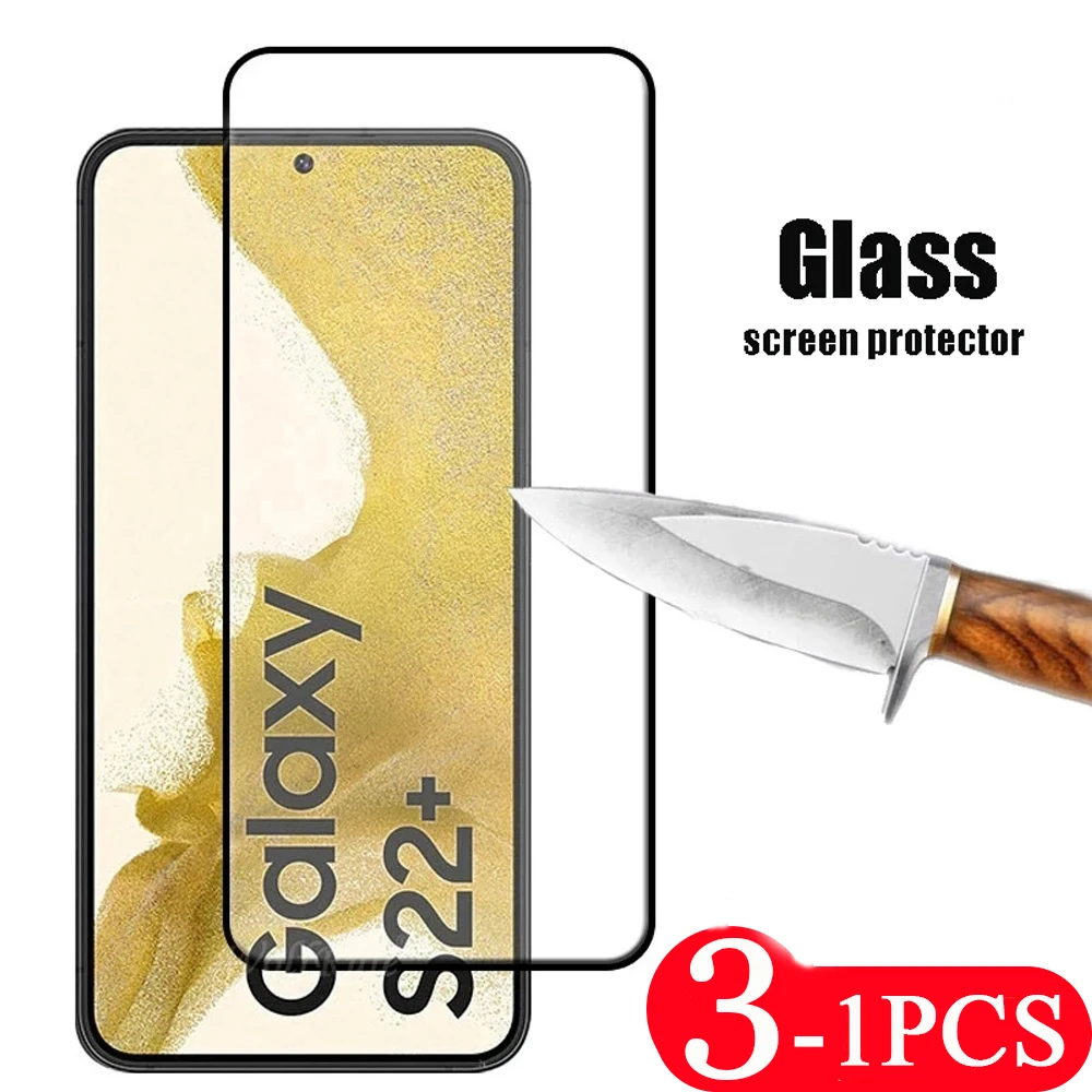 

3/2/1pcs phone screen protector for Samsung Glalxy S22 plus S20 Ultra S21 FE S10 5G lite S9 S10E Tempered glass protective film