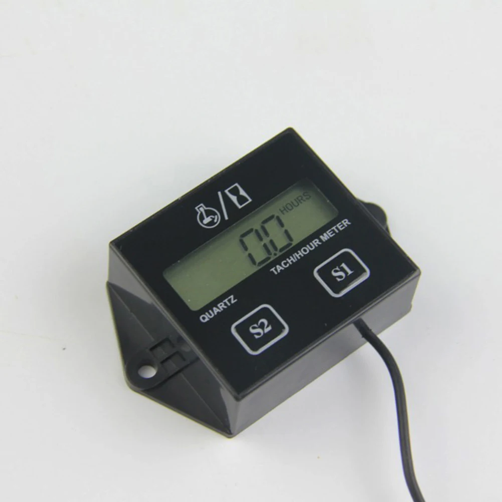 

Tachometer Gauge Tach/Hour Meter Outdoor 5 Years Battery Black Dirt Bike