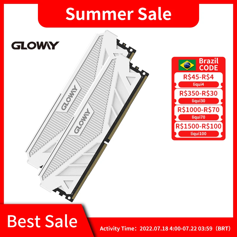 Оперативная память Gloway Серии G1 16 ГБ 8 3200 МГц 3000 DIMM XMP ОЗУ ddr4 для настольных игр |
