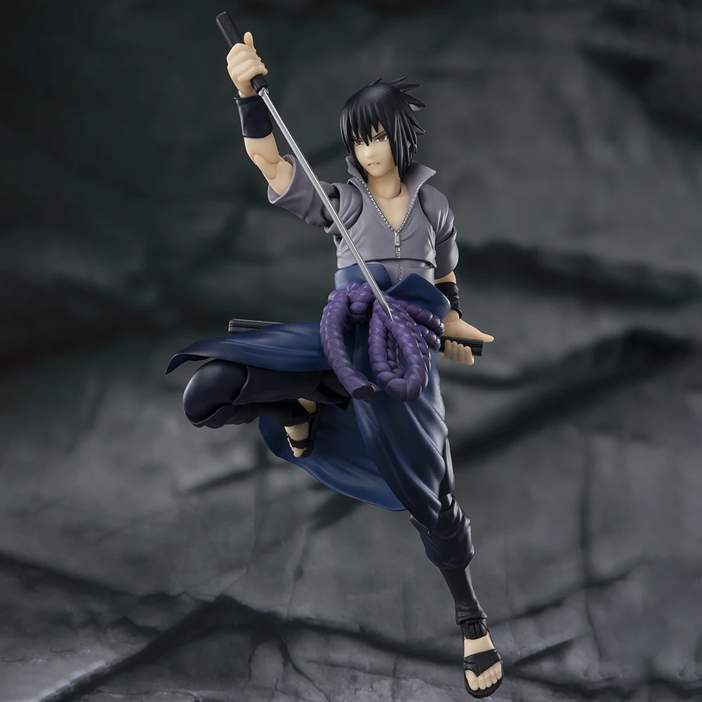 Фигурка Bandai S.H. Фигуртс Саске Учиха из аниме Кто несет любую ненастоятельность