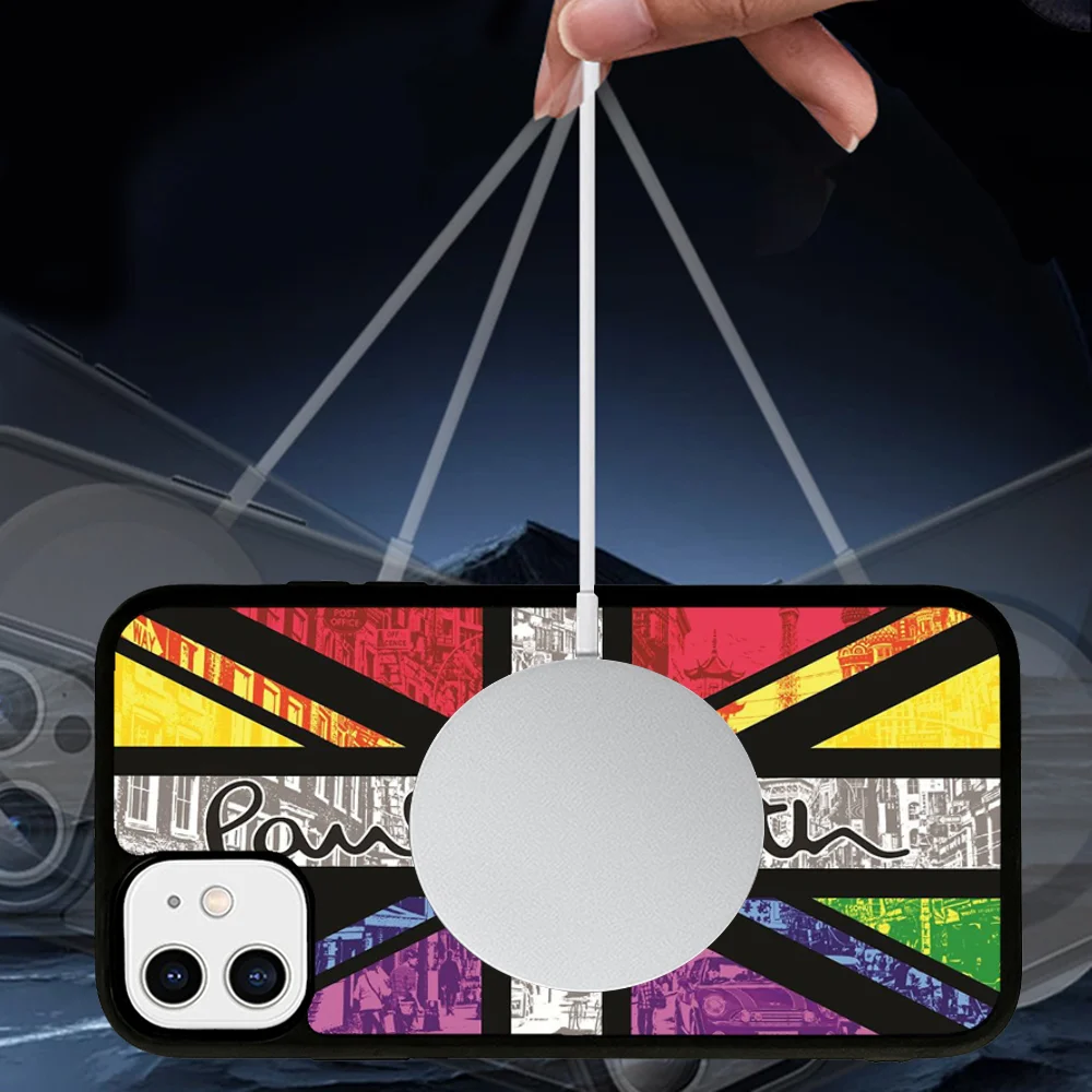 S-Smith fashion P-Paul Phone Case For iPhone 15 Pro Max 14 Plus 13 12 11 Magesafe Magnetic Wireless Charge Cover