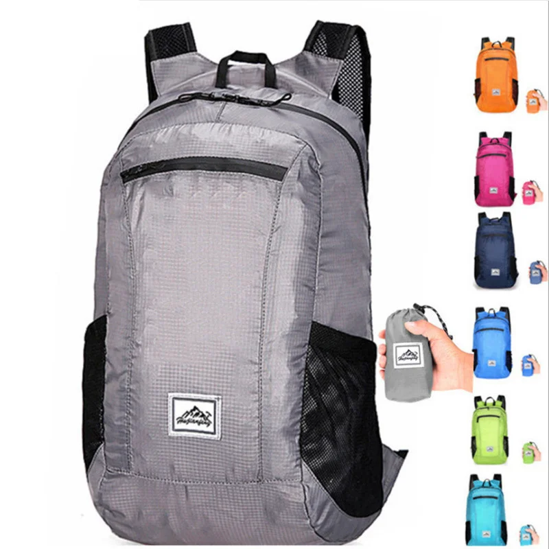 

18L Portable Foldable Backpack Folding Mountaineering Bag Ultralight Outdoor Climbing Cycling Travel Knapsack Hiking Daypack